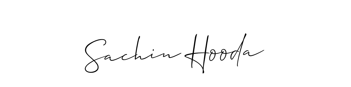 How to Draw Sachin Hooda signature style? Allison_Script is a latest design signature styles for name Sachin Hooda. Sachin Hooda signature style 2 images and pictures png