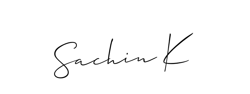 You can use this online signature creator to create a handwritten signature for the name Sachin K. This is the best online autograph maker. Sachin K signature style 2 images and pictures png