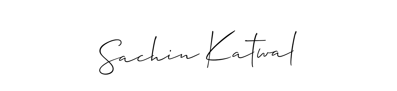 It looks lik you need a new signature style for name Sachin Katwal. Design unique handwritten (Allison_Script) signature with our free signature maker in just a few clicks. Sachin Katwal signature style 2 images and pictures png