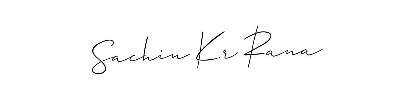 It looks lik you need a new signature style for name Sachin Kr Rana. Design unique handwritten (Allison_Script) signature with our free signature maker in just a few clicks. Sachin Kr Rana signature style 2 images and pictures png