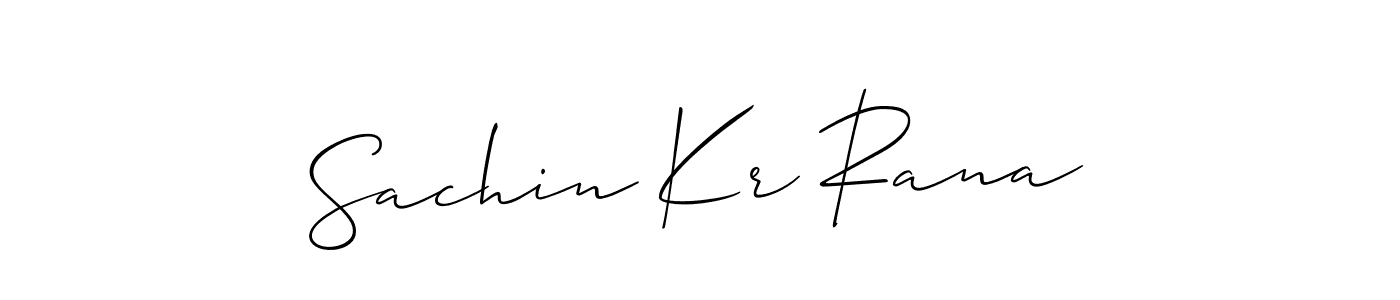 You can use this online signature creator to create a handwritten signature for the name Sachin Kr Rana. This is the best online autograph maker. Sachin Kr Rana signature style 2 images and pictures png