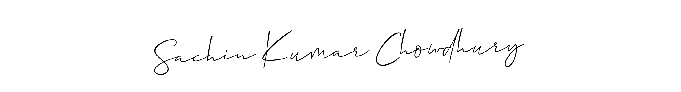 Once you've used our free online signature maker to create your best signature Allison_Script style, it's time to enjoy all of the benefits that Sachin Kumar Chowdhury name signing documents. Sachin Kumar Chowdhury signature style 2 images and pictures png