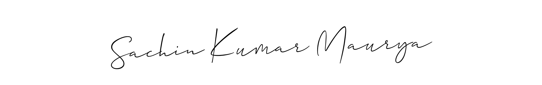 Similarly Allison_Script is the best handwritten signature design. Signature creator online .You can use it as an online autograph creator for name Sachin Kumar Maurya. Sachin Kumar Maurya signature style 2 images and pictures png