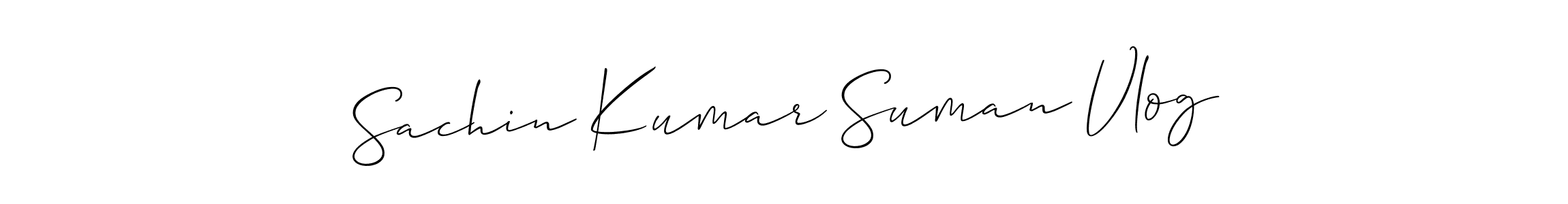 Here are the top 10 professional signature styles for the name Sachin Kumar Suman Vlog. These are the best autograph styles you can use for your name. Sachin Kumar Suman Vlog signature style 2 images and pictures png