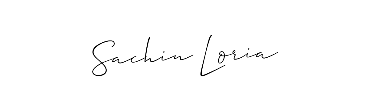 Also You can easily find your signature by using the search form. We will create Sachin Loria name handwritten signature images for you free of cost using Allison_Script sign style. Sachin Loria signature style 2 images and pictures png