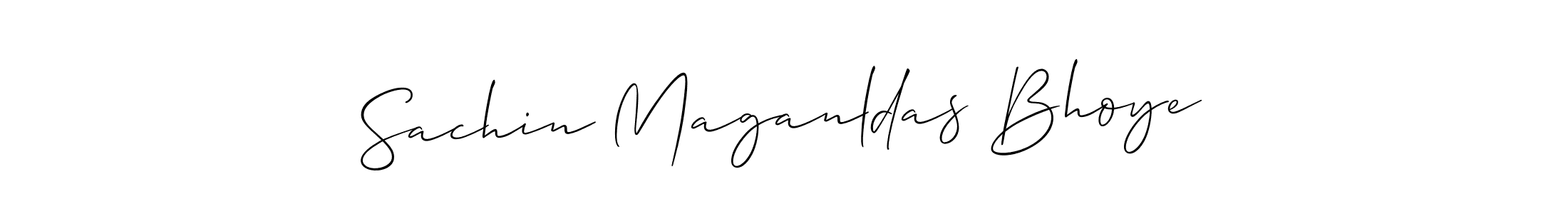 Create a beautiful signature design for name Sachin Maganldas Bhoye. With this signature (Allison_Script) fonts, you can make a handwritten signature for free. Sachin Maganldas Bhoye signature style 2 images and pictures png