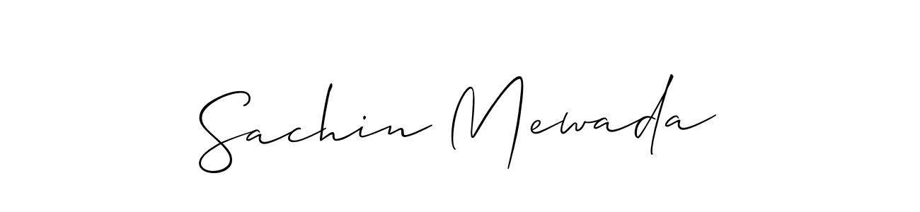 if you are searching for the best signature style for your name Sachin Mewada. so please give up your signature search. here we have designed multiple signature styles  using Allison_Script. Sachin Mewada signature style 2 images and pictures png