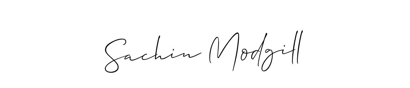 if you are searching for the best signature style for your name Sachin Modgill. so please give up your signature search. here we have designed multiple signature styles  using Allison_Script. Sachin Modgill signature style 2 images and pictures png