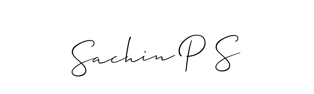 Similarly Allison_Script is the best handwritten signature design. Signature creator online .You can use it as an online autograph creator for name Sachin P S. Sachin P S signature style 2 images and pictures png