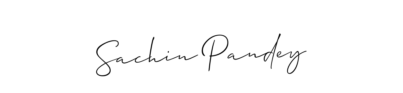 if you are searching for the best signature style for your name Sachin Pandey. so please give up your signature search. here we have designed multiple signature styles  using Allison_Script. Sachin Pandey signature style 2 images and pictures png