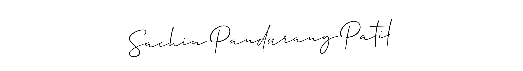 Also we have Sachin Pandurang Patil name is the best signature style. Create professional handwritten signature collection using Allison_Script autograph style. Sachin Pandurang Patil signature style 2 images and pictures png