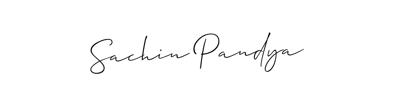 Make a short Sachin Pandya signature style. Manage your documents anywhere anytime using Allison_Script. Create and add eSignatures, submit forms, share and send files easily. Sachin Pandya signature style 2 images and pictures png