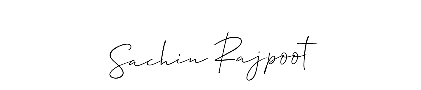 Make a short Sachin Rajpoot signature style. Manage your documents anywhere anytime using Allison_Script. Create and add eSignatures, submit forms, share and send files easily. Sachin Rajpoot signature style 2 images and pictures png