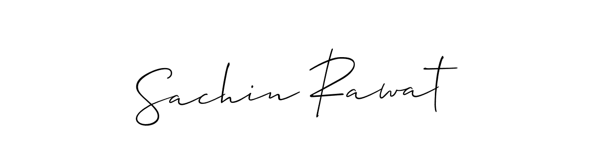 Design your own signature with our free online signature maker. With this signature software, you can create a handwritten (Allison_Script) signature for name Sachin Rawat. Sachin Rawat signature style 2 images and pictures png