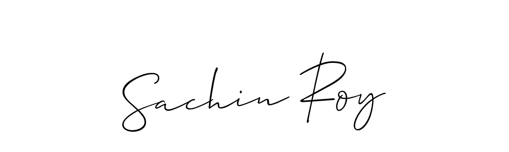 How to make Sachin Roy signature? Allison_Script is a professional autograph style. Create handwritten signature for Sachin Roy name. Sachin Roy signature style 2 images and pictures png