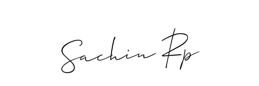 How to make Sachin Rp name signature. Use Allison_Script style for creating short signs online. This is the latest handwritten sign. Sachin Rp signature style 2 images and pictures png