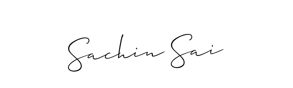 Best and Professional Signature Style for Sachin Sai. Allison_Script Best Signature Style Collection. Sachin Sai signature style 2 images and pictures png