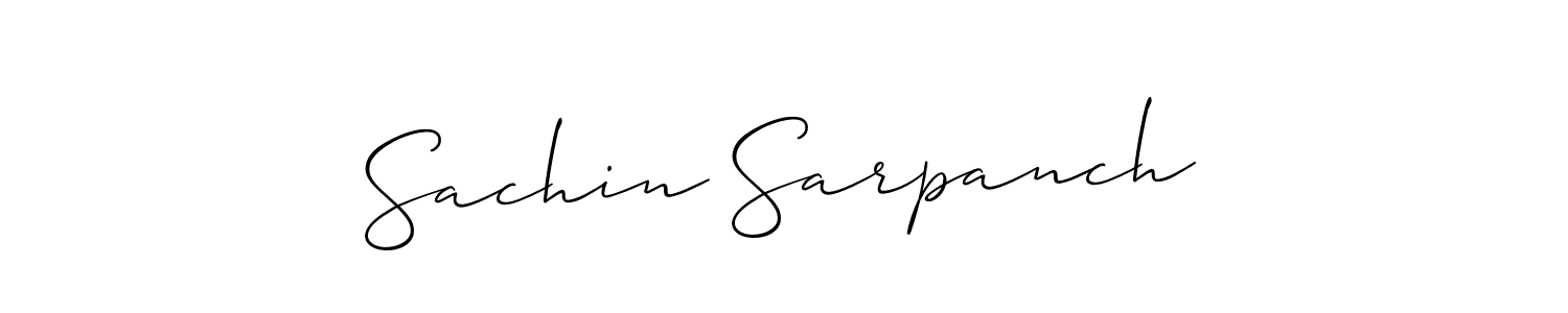 The best way (Allison_Script) to make a short signature is to pick only two or three words in your name. The name Sachin Sarpanch include a total of six letters. For converting this name. Sachin Sarpanch signature style 2 images and pictures png