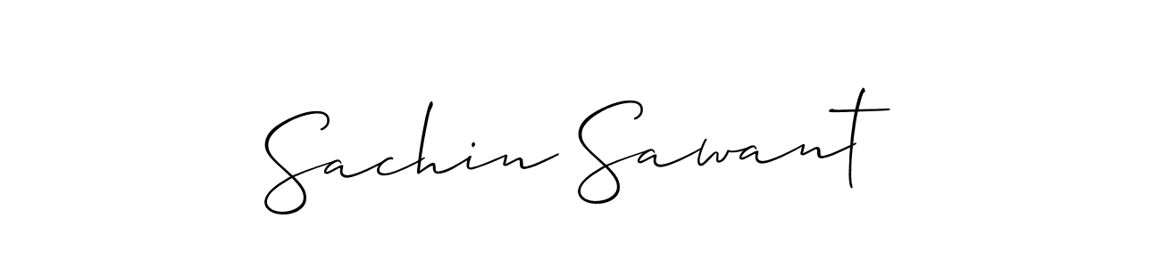 Design your own signature with our free online signature maker. With this signature software, you can create a handwritten (Allison_Script) signature for name Sachin Sawant. Sachin Sawant signature style 2 images and pictures png