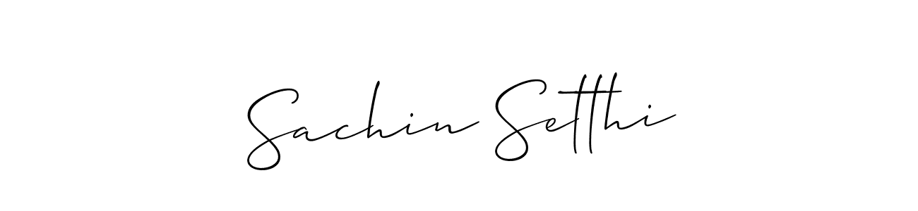 Also You can easily find your signature by using the search form. We will create Sachin Setthi name handwritten signature images for you free of cost using Allison_Script sign style. Sachin Setthi signature style 2 images and pictures png