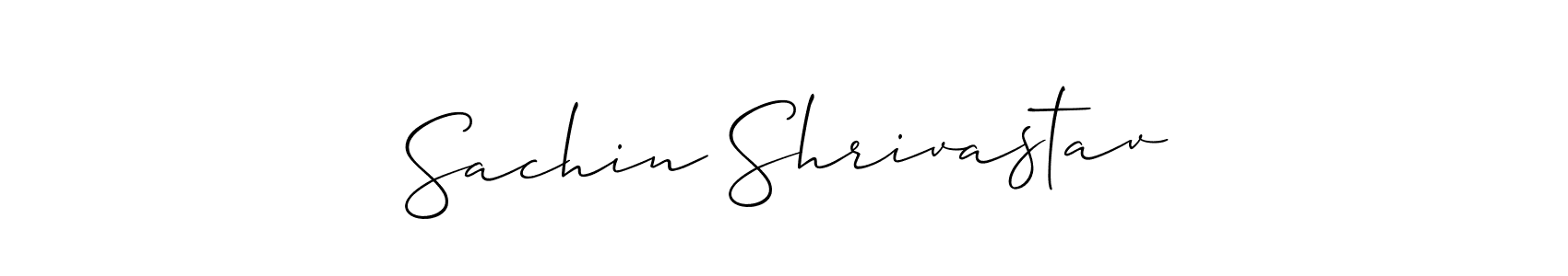 How to make Sachin Shrivastav name signature. Use Allison_Script style for creating short signs online. This is the latest handwritten sign. Sachin Shrivastav signature style 2 images and pictures png