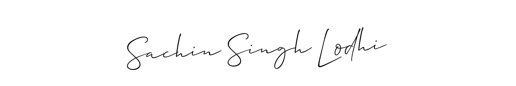 How to Draw Sachin Singh Lodhi signature style? Allison_Script is a latest design signature styles for name Sachin Singh Lodhi. Sachin Singh Lodhi signature style 2 images and pictures png