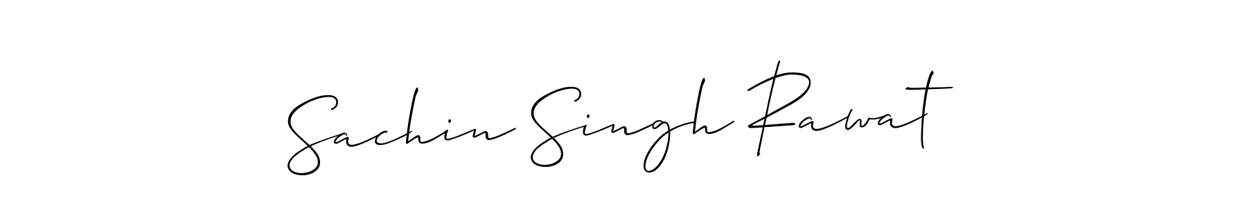 Make a beautiful signature design for name Sachin Singh Rawat. With this signature (Allison_Script) style, you can create a handwritten signature for free. Sachin Singh Rawat signature style 2 images and pictures png