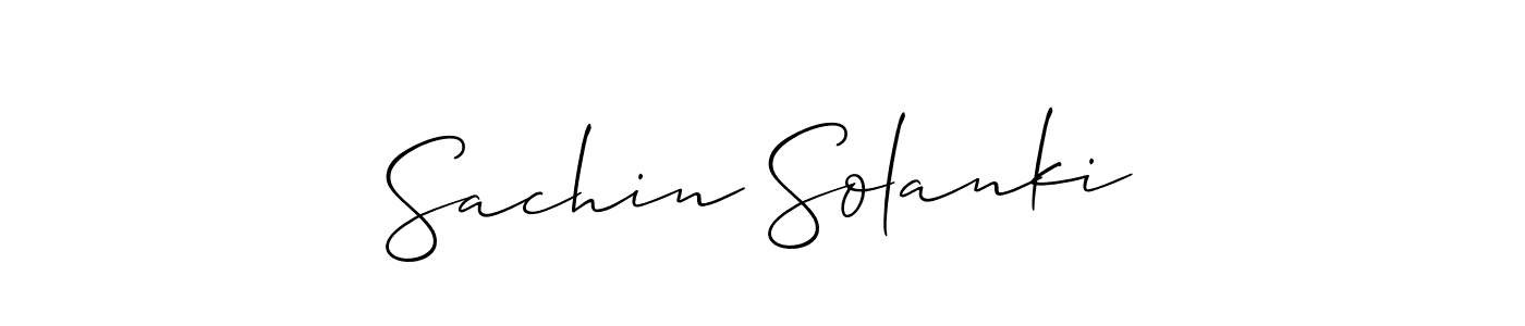 This is the best signature style for the Sachin Solanki name. Also you like these signature font (Allison_Script). Mix name signature. Sachin Solanki signature style 2 images and pictures png