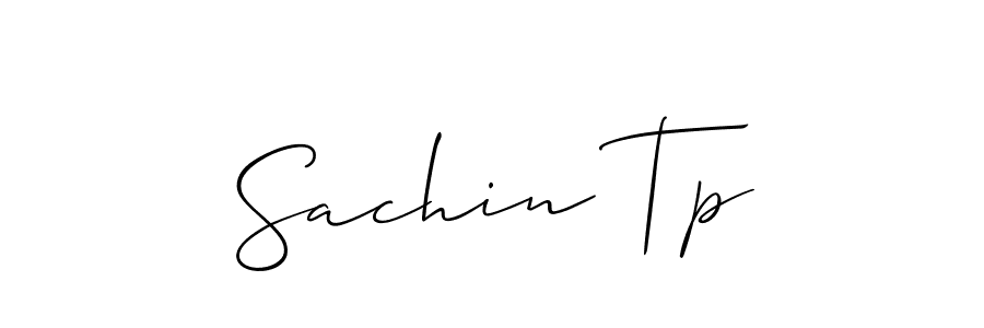 if you are searching for the best signature style for your name Sachin Tp. so please give up your signature search. here we have designed multiple signature styles  using Allison_Script. Sachin Tp signature style 2 images and pictures png