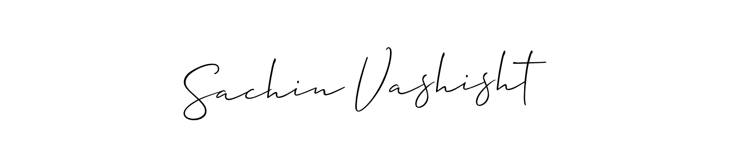 Also we have Sachin Vashisht name is the best signature style. Create professional handwritten signature collection using Allison_Script autograph style. Sachin Vashisht signature style 2 images and pictures png
