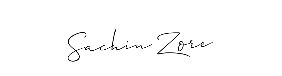 Make a short Sachin Zore signature style. Manage your documents anywhere anytime using Allison_Script. Create and add eSignatures, submit forms, share and send files easily. Sachin Zore signature style 2 images and pictures png