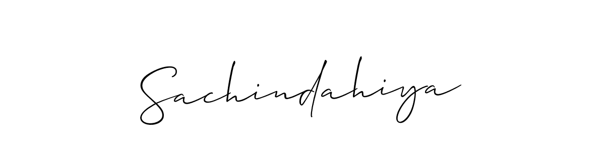 You should practise on your own different ways (Allison_Script) to write your name (Sachindahiya) in signature. don't let someone else do it for you. Sachindahiya signature style 2 images and pictures png