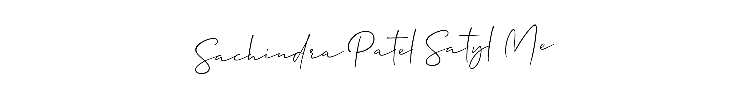 Make a short Sachindra Patel Satyl Me signature style. Manage your documents anywhere anytime using Allison_Script. Create and add eSignatures, submit forms, share and send files easily. Sachindra Patel Satyl Me signature style 2 images and pictures png