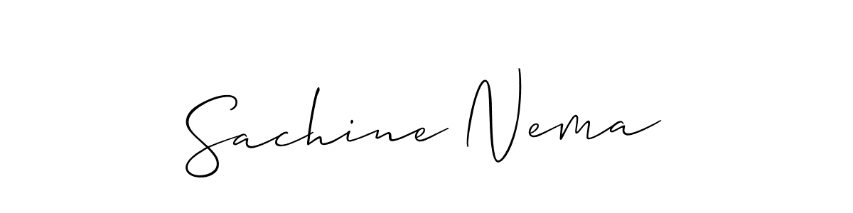See photos of Sachine Nema official signature by Spectra . Check more albums & portfolios. Read reviews & check more about Allison_Script font. Sachine Nema signature style 2 images and pictures png