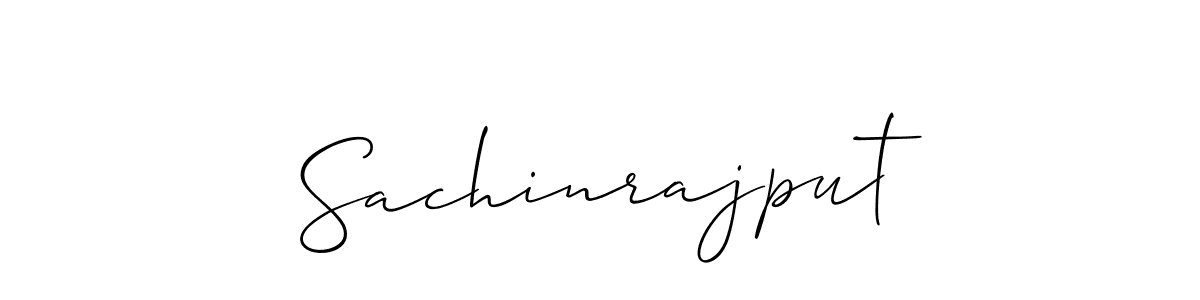 Design your own signature with our free online signature maker. With this signature software, you can create a handwritten (Allison_Script) signature for name Sachinrajput. Sachinrajput signature style 2 images and pictures png