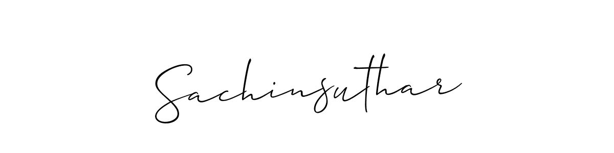 if you are searching for the best signature style for your name Sachinsuthar. so please give up your signature search. here we have designed multiple signature styles  using Allison_Script. Sachinsuthar signature style 2 images and pictures png