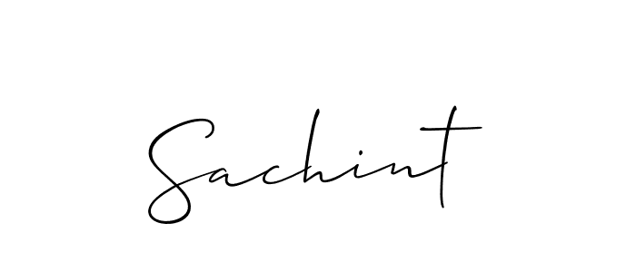 You should practise on your own different ways (Allison_Script) to write your name (Sachint) in signature. don't let someone else do it for you. Sachint signature style 2 images and pictures png