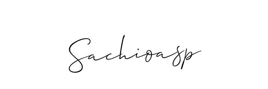Once you've used our free online signature maker to create your best signature Allison_Script style, it's time to enjoy all of the benefits that Sachioasp name signing documents. Sachioasp signature style 2 images and pictures png