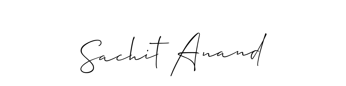 Also You can easily find your signature by using the search form. We will create Sachit Anand name handwritten signature images for you free of cost using Allison_Script sign style. Sachit Anand signature style 2 images and pictures png