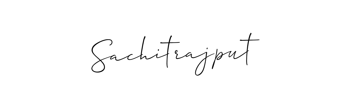 Design your own signature with our free online signature maker. With this signature software, you can create a handwritten (Allison_Script) signature for name Sachitrajput. Sachitrajput signature style 2 images and pictures png