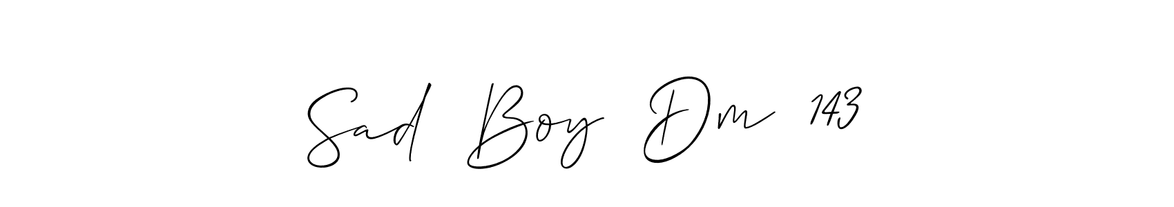 Once you've used our free online signature maker to create your best signature Allison_Script style, it's time to enjoy all of the benefits that Sad  Boy  Dm  143 name signing documents. Sad  Boy  Dm  143 signature style 2 images and pictures png