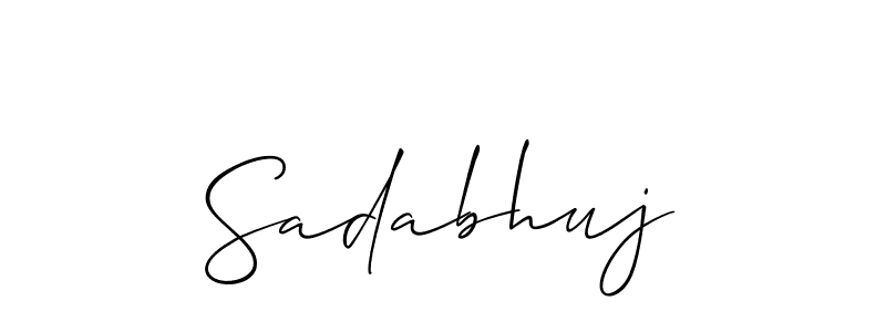 Make a beautiful signature design for name Sadabhuj. Use this online signature maker to create a handwritten signature for free. Sadabhuj signature style 2 images and pictures png