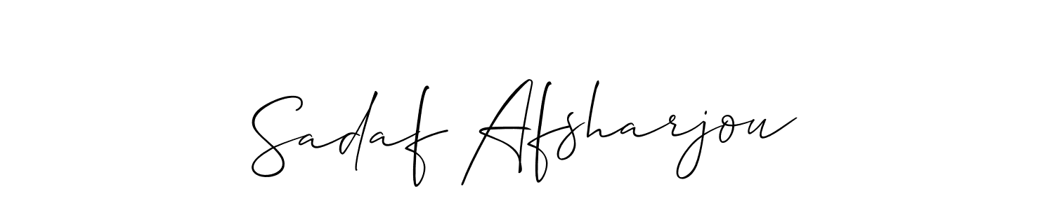 How to Draw Sadaf Afsharjou signature style? Allison_Script is a latest design signature styles for name Sadaf Afsharjou. Sadaf Afsharjou signature style 2 images and pictures png