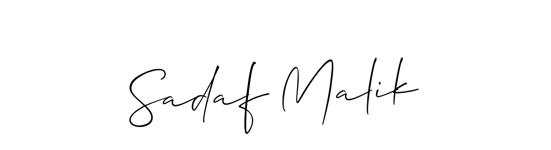 You should practise on your own different ways (Allison_Script) to write your name (Sadaf Malik) in signature. don't let someone else do it for you. Sadaf Malik signature style 2 images and pictures png