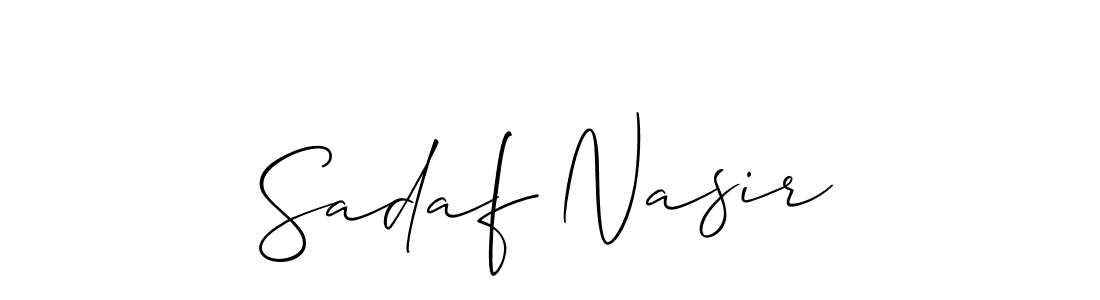 How to Draw Sadaf Nasir signature style? Allison_Script is a latest design signature styles for name Sadaf Nasir. Sadaf Nasir signature style 2 images and pictures png