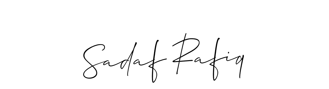 Make a beautiful signature design for name Sadaf Rafiq. Use this online signature maker to create a handwritten signature for free. Sadaf Rafiq signature style 2 images and pictures png