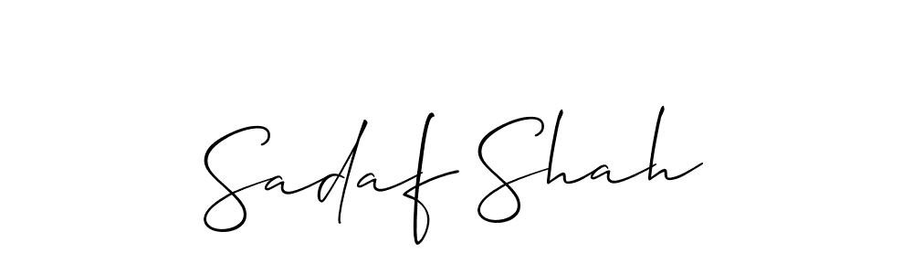 Once you've used our free online signature maker to create your best signature Allison_Script style, it's time to enjoy all of the benefits that Sadaf Shah name signing documents. Sadaf Shah signature style 2 images and pictures png