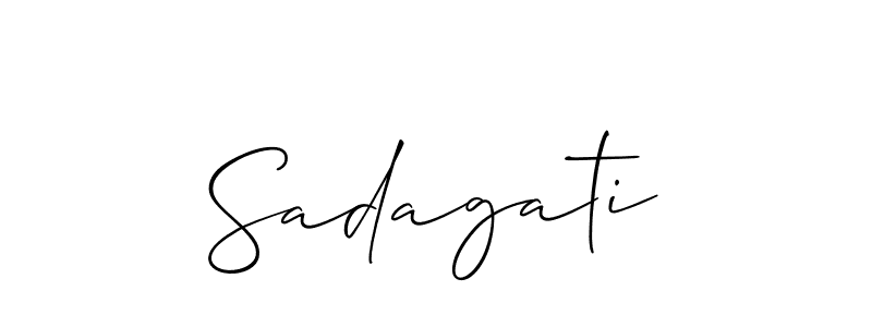 Check out images of Autograph of Sadagati name. Actor Sadagati Signature Style. Allison_Script is a professional sign style online. Sadagati signature style 2 images and pictures png