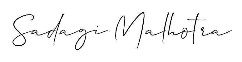 Try this chic Sadagi Malhotra handwritten sign style. Using Allison_Script font elements, it gives your name a sleek, memorable identity. Sadagi Malhotra signature style 2 images and pictures png