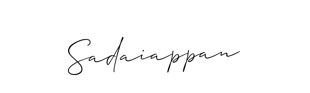 Best and Professional Signature Style for Sadaiappan. Allison_Script Best Signature Style Collection. Sadaiappan signature style 2 images and pictures png